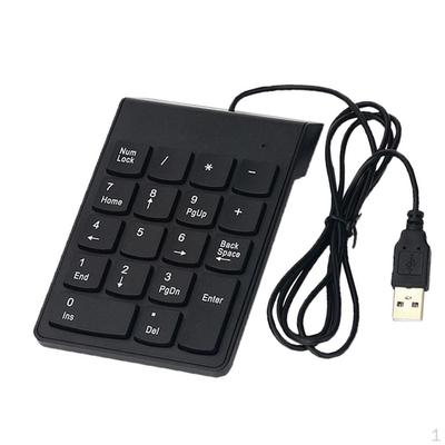 USB 18 Keys Num Pad Numeric Keypad Keyboard for Laptop Notebook