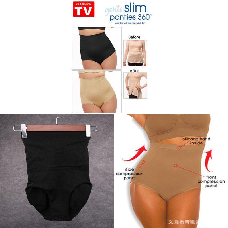 Seamless High-waist Body-shaping Panties Breathable Nylon Fabric For Postpartum Women