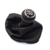 For Seat Ibiza 2002 2003 2004 2005 2006 2007 2008 2009 2010 Car-Styling 5 Speed Gear Stick Shift Knob with PU Leather Boot