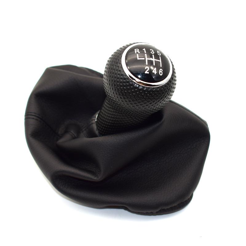 For Seat Ibiza 2002 2003 2004 2005 2006 2007 2008 2009 2010 Car-Styling 5 Speed Gear Stick Shift Knob with PU Leather Boot