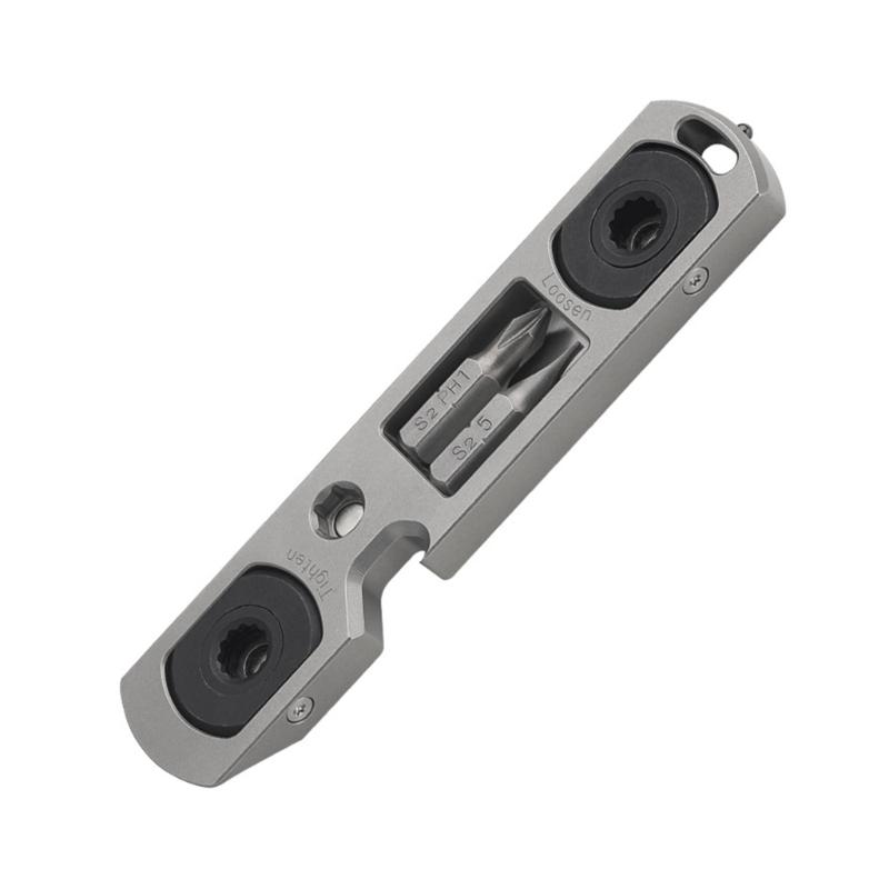 Titaniums Alloys Crowbars Window Breaker Cycling Tool Pry Bar Ratchets Wrench Outdoor Camping Tool Screwdriver Enduring 1