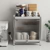 Drawer Type Storage Rack Space-Saving Modern Cup & Mug Storage Cabinet Dustproof Large Capacity for Skincare Masks Beauty Tools