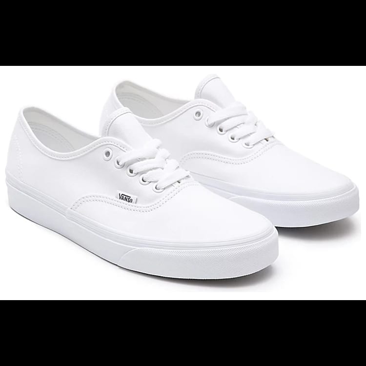 Vans Authentic True White Lightweight Breathable Low top Skateboard Shoes Unisex White VN000EE3W00