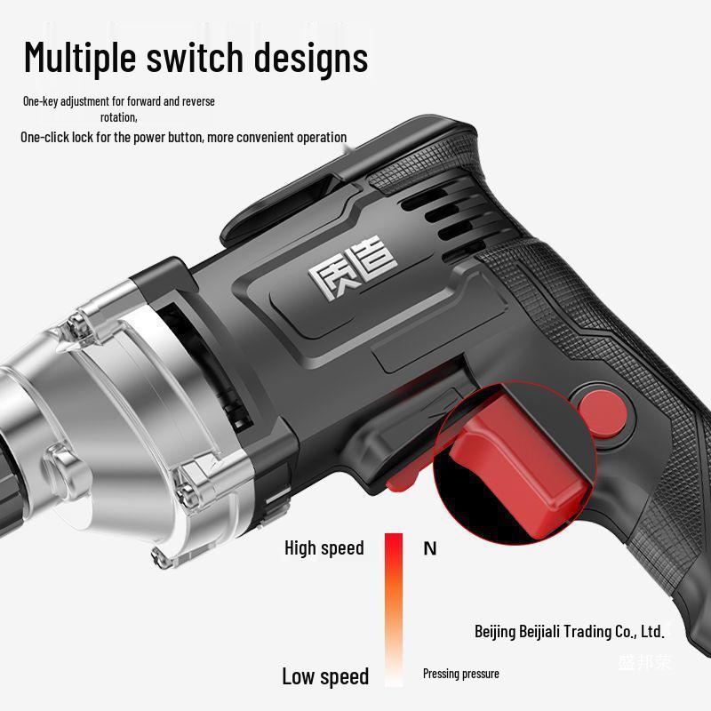 220V Multifunctional Electric Drill & Screwdriver for Home Use