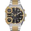 Diesel Men's Sideshow Quartz Watch Black Dial Stainless Steel 51mm DZ7476