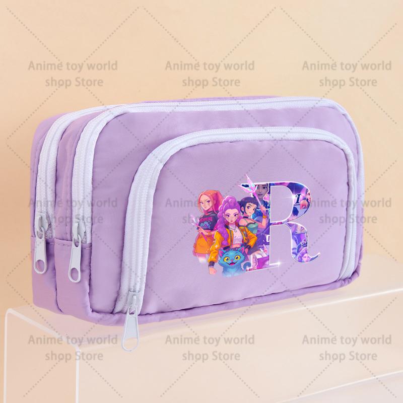 Kpop Dämonenjäger Federmäppchen Cartoon Kawaii Mädchen Stiftebox Stifthalter Tasche für Schüler Schulanfang Schreibwaren Geschenkartikel