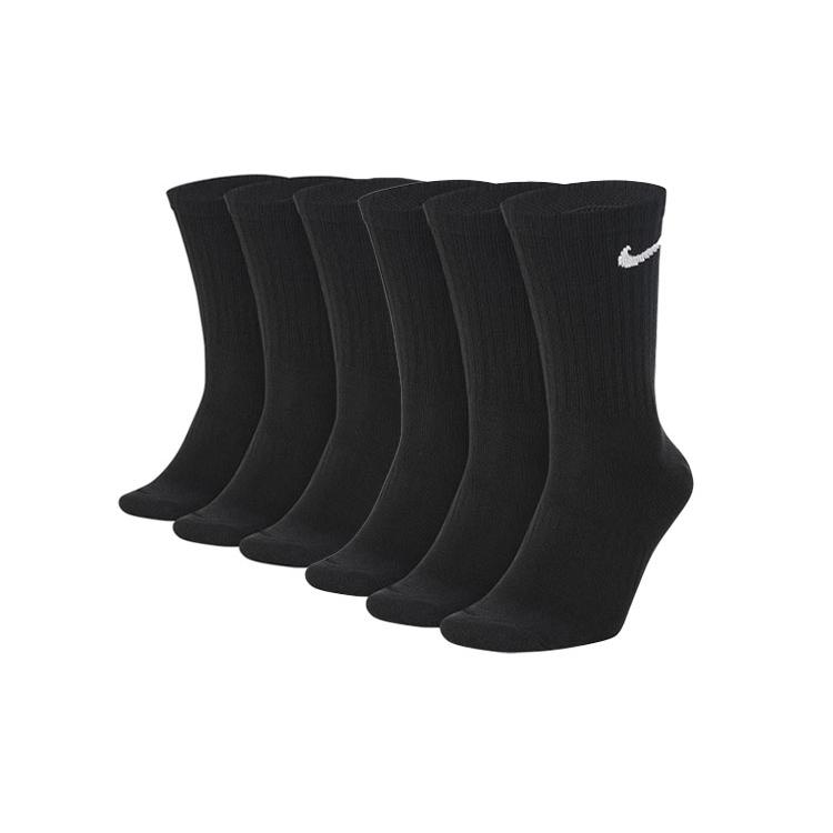 Nike Knee High Socks Men's Combo Set 3 Pack Black (Unisex) Knee-High Socks SX7676 010