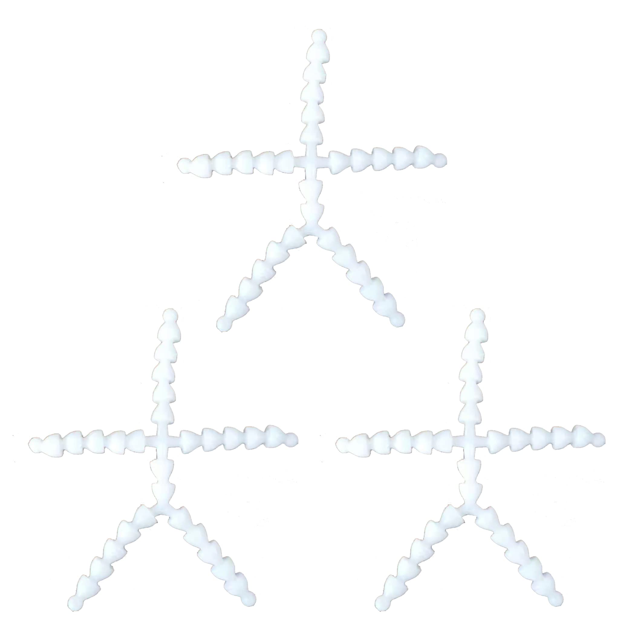

HAMILO Toy Skeleton Craft Supplies Stuffed Animal Parts Set 3-Piece (10cm)