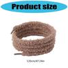 Soft Plush Shoe Lace 120cm Long Polyester Shoelaces Replaceable Sneakers Lace for Adults Trainers Footwear Decoration