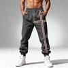 Pantalones de chándal para hombre Joggers elásticos de tiro medio con cordón ajustable Bolsillos reforzados Forro de terciopelo Pantalones deportivos para uso diario