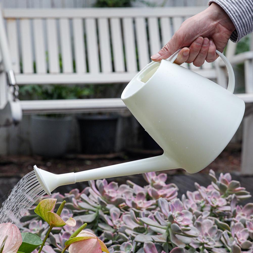 1.8L Watering Can with Removable Sprinkler Portable Watering Pot Long Handle Practical Plant Sprinkler for Home Flowerpots