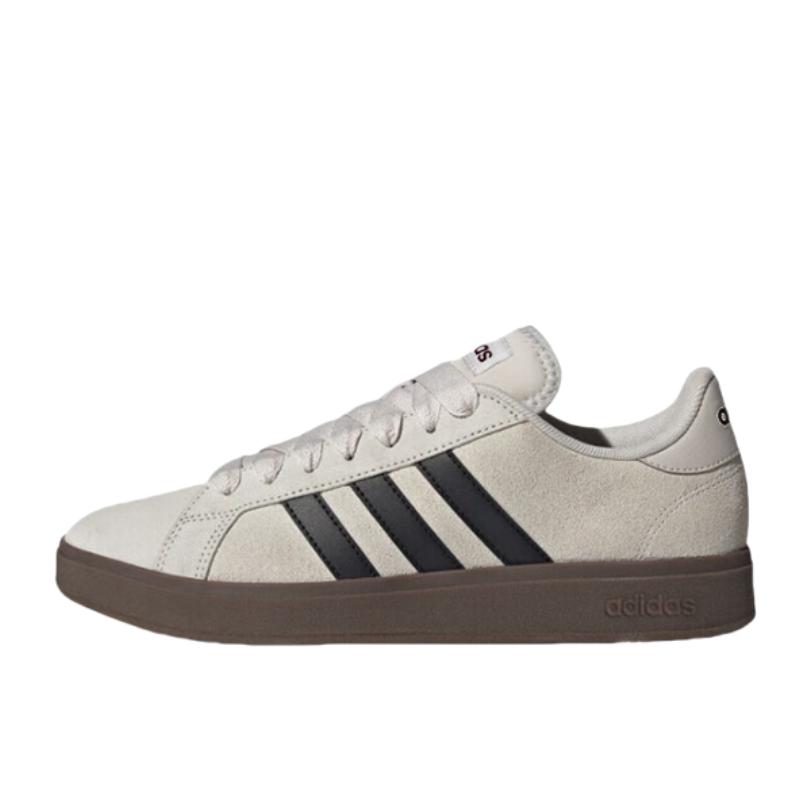 New Adidas Grand Court Base 00s 'Grey Black' JR7111