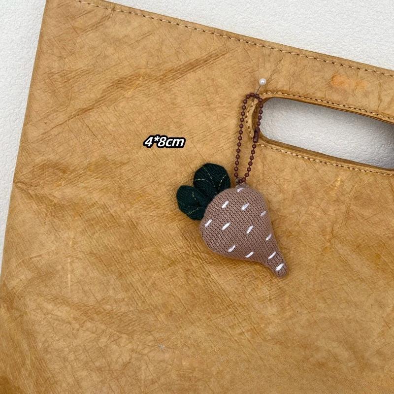 

New Cute Headphone Rabbit Keychains Mini Bear Carrots Plush Keyring Cartoon Dog Bee Bag Pendant Charms Backpack