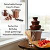 2026 New 3 Layer Chocolate Fountain 10oz Capacity Household Electric Chocolate Fondue Machine for Candy Cheese Melting