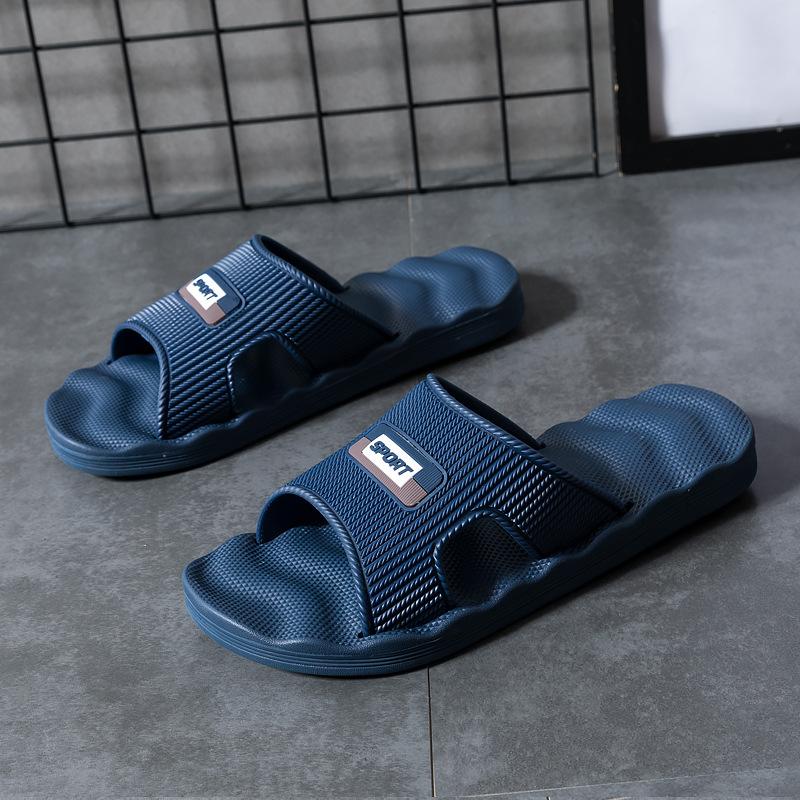 Extra Large Size 49 Slippers Men's Summer Outer Wear Trendy Men's Thick Bottom Non-slip Outdoor Internet Celebrities Step On Shit Cool Slippers Men
