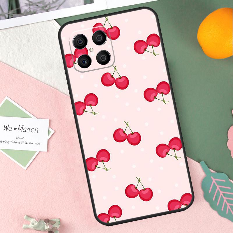 Cherry Fruit Cute Collage Case For Honor X9b X8b X9a X8a X8 X9 X9c 50 70 90 Lite Honor 200 Pro Magic 7 5 6 Lite Cover