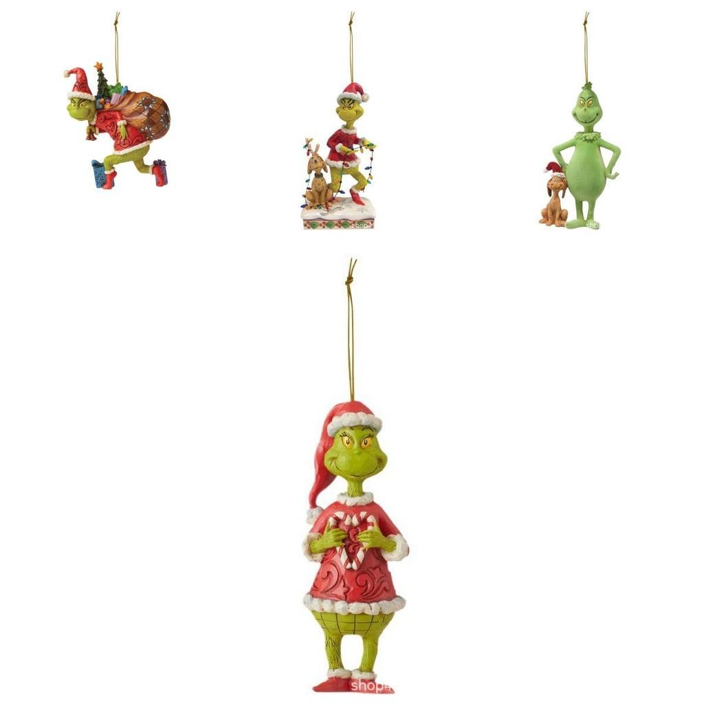Green 2023 Unique Monster Cartoon Holiday Hanging Decorations For Joyful Christmas Decor