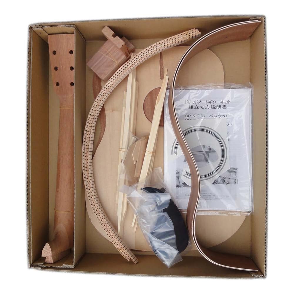 HOSCO Dreadnought Acoustic Guitar Kit, Mahogany Back & Sides, GR-KIT-D2