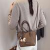 High-texture portable bucket bag women's 2025 autumn and winter new handbag fashion shoulder bag tote messenger bag