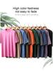 Retro Streetwear 230G Pure Cotton Distressed Men's T-shirt, Solid Color, Loose Fit, Short Sleeve