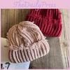 Color With Solid Hole Knitted Hat For Men Women Winter Street Fashion Headgear