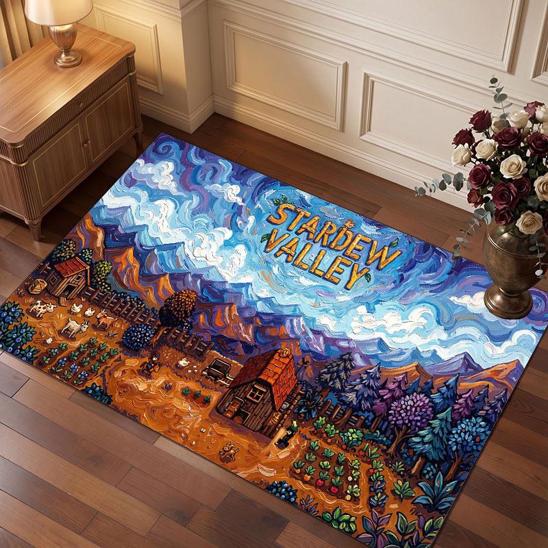 Stardew Valley Rug Soft Thick Non Slip Floor Carpet for Bedroom Living Room Home Decor