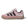 Adidas Originals Adimatic Breathable Comfortable Durable Low-Top Skate Shoes Unisex Skate Shoes Pink Black IF4346
