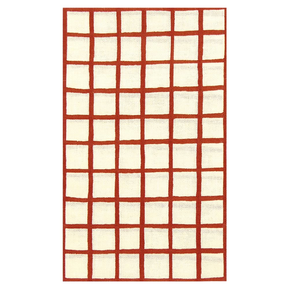Hamamonyo Tenugui hand with checkered pattern (Japanese towel)