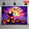 1pc 2D Flat Halloween Banner Background Cloth, Party Decoration, Suitable for Outdoor Props, No Power Supply Required——sym