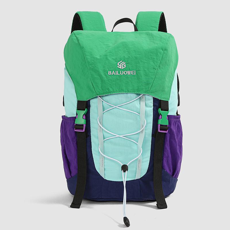 Outdoor-Rucksack Farbblock Wander- und Stadtreise Leichter wasserdichter Rucksack
