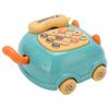 Kids Cute Mobile Phone Toy 16 Different Functions Children Simulation Cat Phone CarGreen