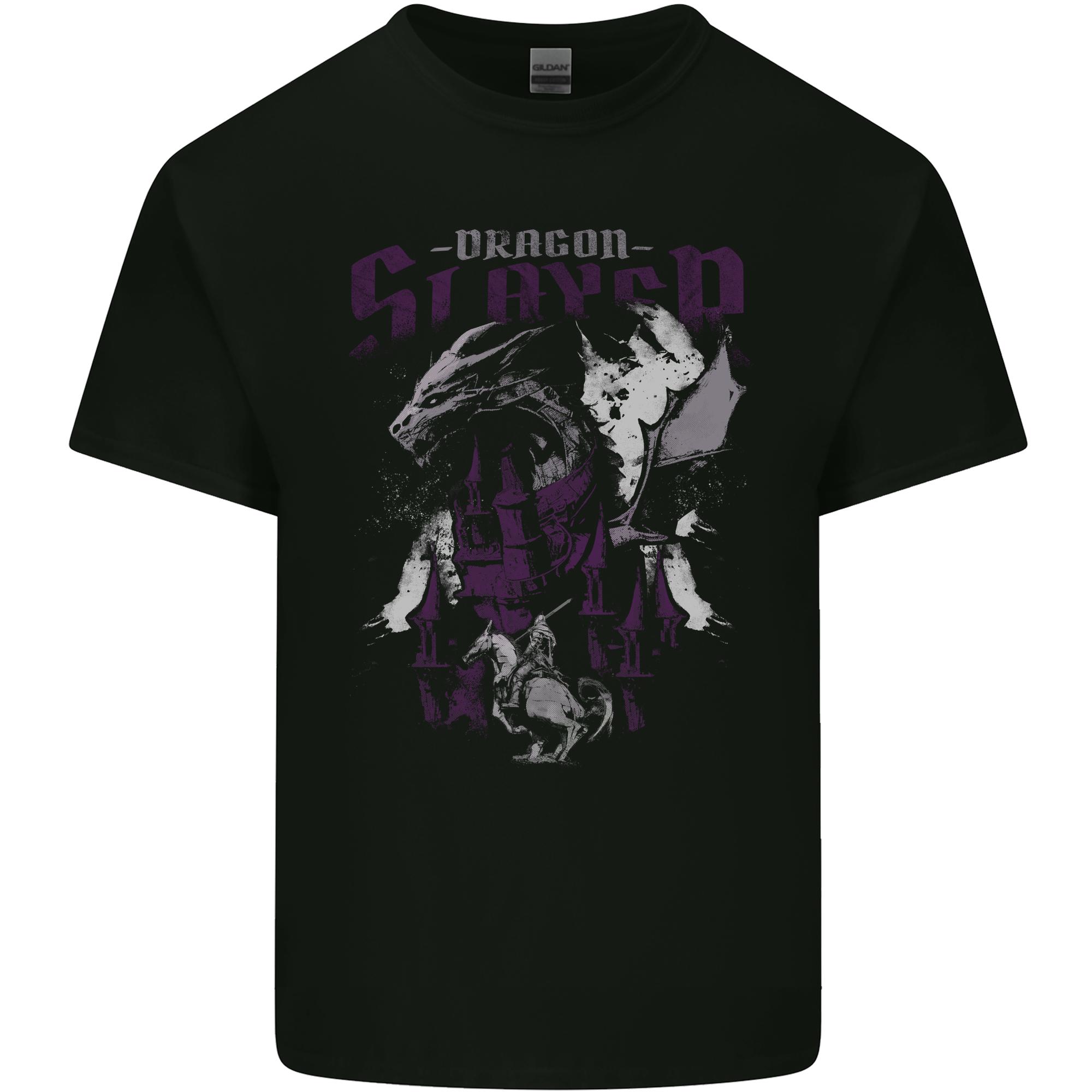 Dragon Slayer St George Crusader Knight Templar Unisexs Light Cotton TShirt S