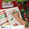 10-50pcs Mixed Cartoon Christmas Pens Soft Silicone Gel Ink Rocking Pens Kids New Year Gifts Stationery 2025 Christmas Decor