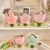 Flower Pen Holder Ceramic Desktop Decoration Cute Girl Desk Office Storage Box Stationery Shelf Storage Tank
