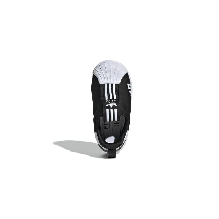 Adidas Originals SUPERSTAR 360 X I Vintage Anti Kick Cushioning Low top Skateboard Shoes Black Infant And Toddler EG3408