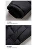 Men's 2025 Short Hooded Winter Down Puffer Jacket - Thick, Warm, High Fill Power