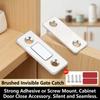 Magnetic Door Catch for Cabinet Sliding Wardrobe No Drilling Strong Magnet Invisible Design