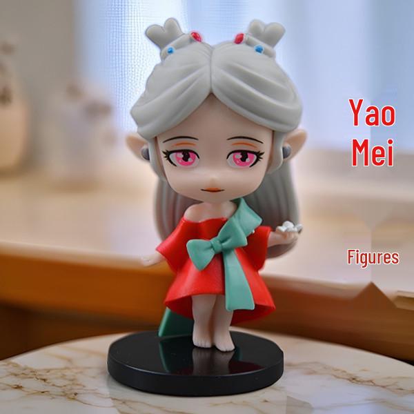 

Game Character Doll: Cai Wenji, Diaochan & Daji Figurine - Cartoon Model Gift Toy 8CM