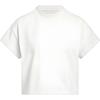 Drop Shoulder Sleeve T Shirt Women's White IJ5235