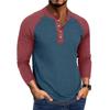 2025 Autumn and Winter New Long-sleeved Men's T-shirt Tops Large Size