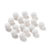 30 Pezzi 8/10mm Colorati Feltro Floccato Peluche Perline Acriliche Perline Distanziatrici Sfuse per Orecchini Braccialetti Fai da Te Accessori per la Creazione di Gioielli