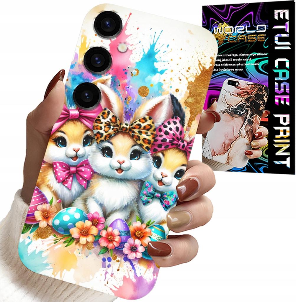 Etui Do Samsung Galaxy S23 Fe - Króliczki, Świąteczne, Królik, Wielkanoc