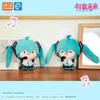 בובת קטיפה חדשה של HATSUNE MIKU קוואי תסרוקת סוס זורקת Fufu תליון היקפי כפול תסרוקת סוס בובת Fufu מתנות יום הולדת צעצועים