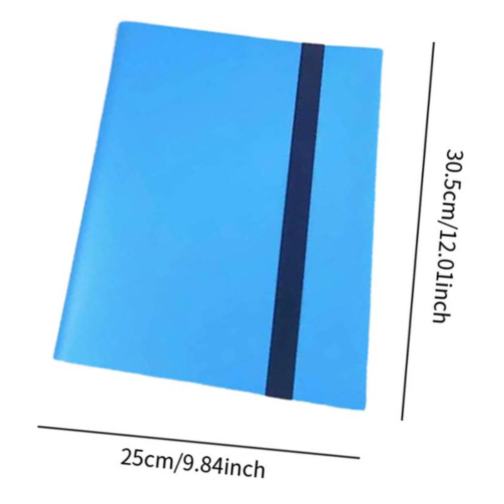 4 Pockets Trading Card Carrying Binder Card Collection Binder for Sports Cards Card Books Card Storage Case