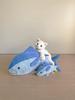 Sun Lemon Knee Tuna Medium 18 x 57 x 30cm Plush Animal Cute Tuna Sea Creature P-8552
