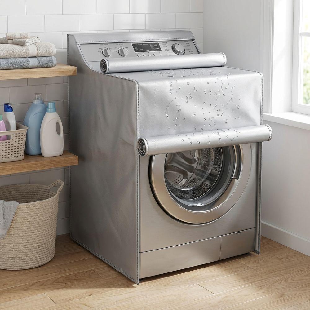 Oxford Cloth Washing Machine Cover Dust-proof Universal Protect Sleeve Indoor Outdoor