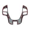 Steering Wheel Frame Cover Kit for Ford Ranger Everest Endeavour 2015- ABS Carbon Fiber Color Decorator