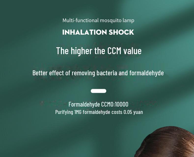 USB luftrenser: Hjemme-/kontorsterilisator for deodorisering og fjerning av formaldehyd