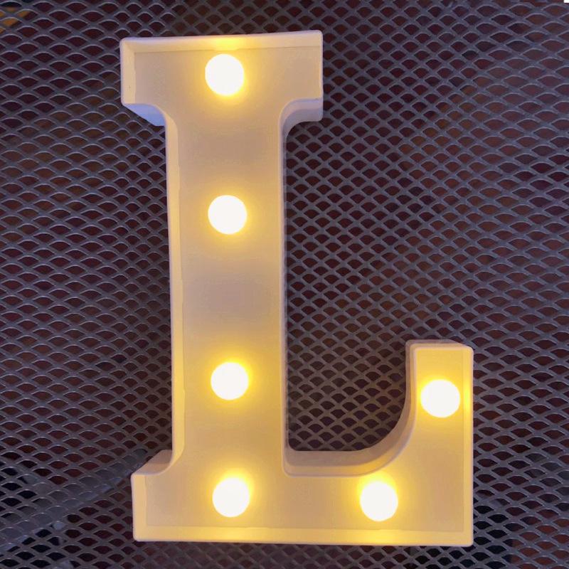 Popular 26-Letter Alphabet, Number & Symbol Lights for Events & Decor