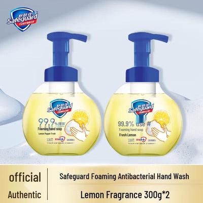 Savon moussant antibactérien Safeguard pour les mains - Parfum citron (2x300g)